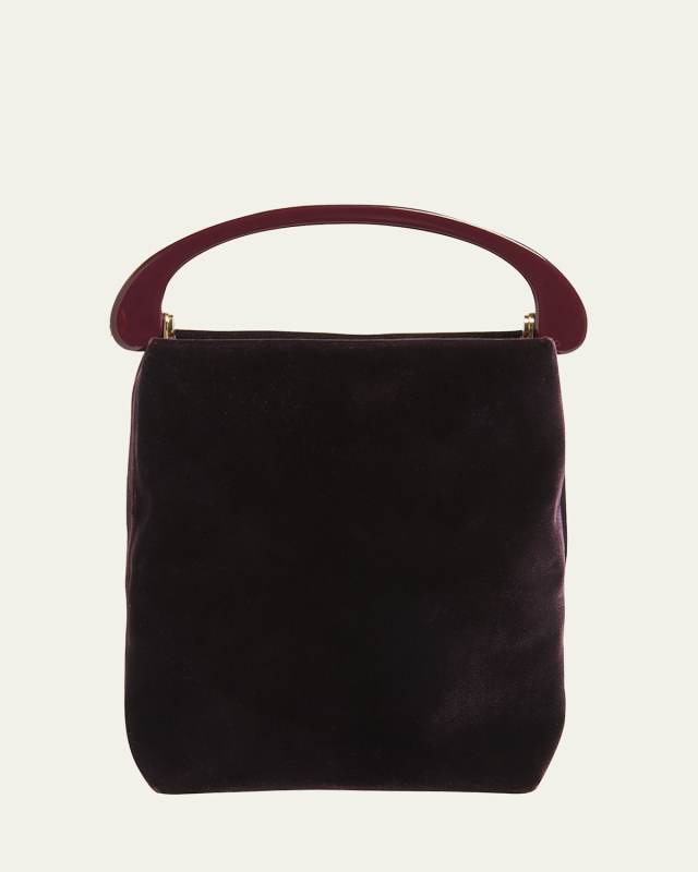 Velvety Viscose Mini Crossbody Bag